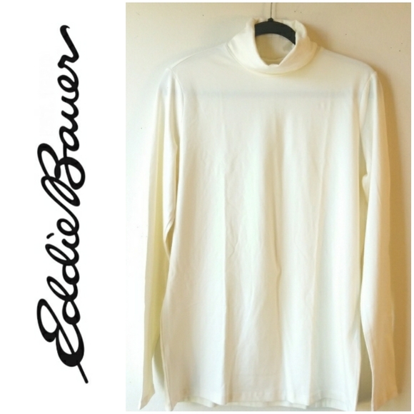 Eddie Bauer Tops - EDDIE BAUER TURTLENECK - CREAM
